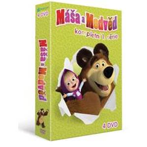Máša a medvěd 1-4, kolekce 4 DVD - autor neuvedený