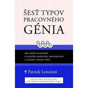 Šesť typov pracovného génia - Patrick M. Lencioni
