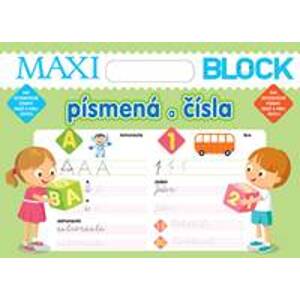 Maxi block Písmena a čísla - autor neuvedený