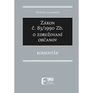 Zákon č. 83/1990 Zb. o združovaní občanov – Komentár - Martina Gajdošová
