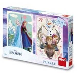 Puzzle 2x77 Frozen Anna a Elsa - autor neuvedený