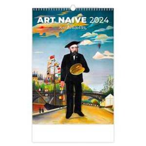 Art Naive - Henri Rousseau - nástěnný kalendář 2024 - autor neuvedený