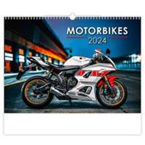 Motorbikes - nástěnný kalendář 2024 - autor neuvedený