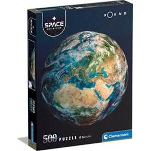 Kulaté puzzle Space Země 500 dílků - autor neuvedený