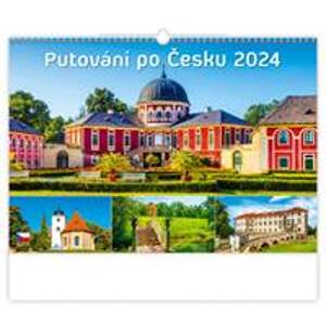 Putování po Česku - nástěnný kalendář 2024 - autor neuvedený
