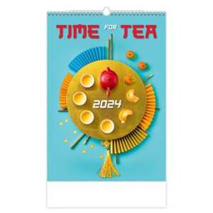 Time for Tea - nástěnný kalendář 2024 - autor neuvedený
