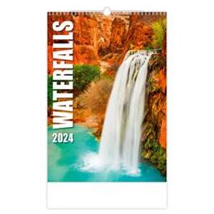 Waterfalls - nástěnný kalendář 2024 - autor neuvedený