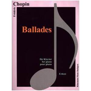 Chopin  Ballades - autor neuvedený