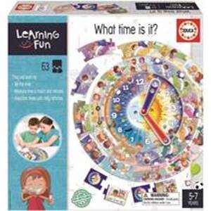 Vzdělávací puzzle a hra Learning is Fun: Kolik je hodin? - autor neuvedený