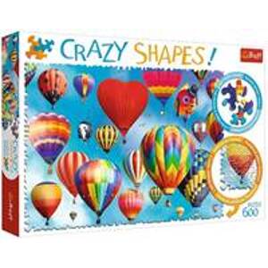 Crazy Shapes puzzle Barevné balony 600 dílků - autor neuvedený