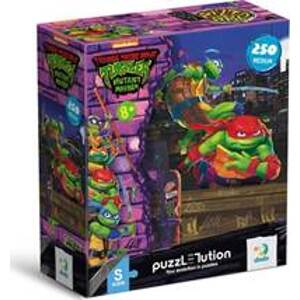 Puzzle Želvy Ninja Leonardo a Rafaelo 250 dílků - autor neuvedený