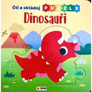 Dinosauři Čti a skládej puzzle - autor neuvedený